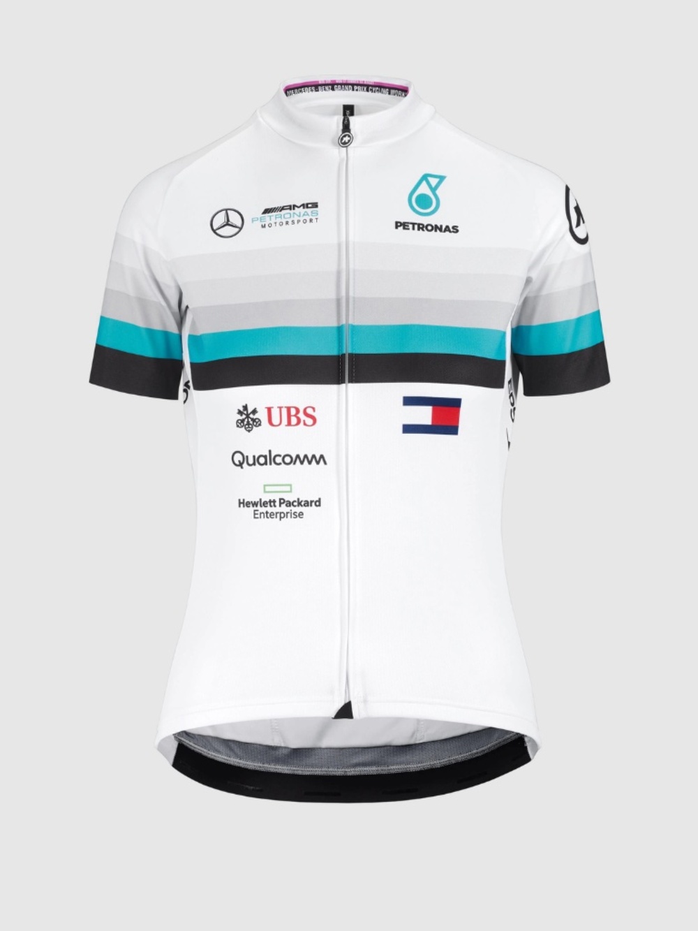 ASSOS Women's Cycling Jersey, like-new! Team graphics, size Eu XL